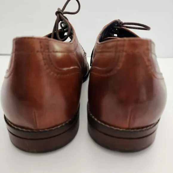 Cole Haan Shoes Brown Leather Grand OS‎ Lenox Hill Oxford Plain ToeMens 10.5