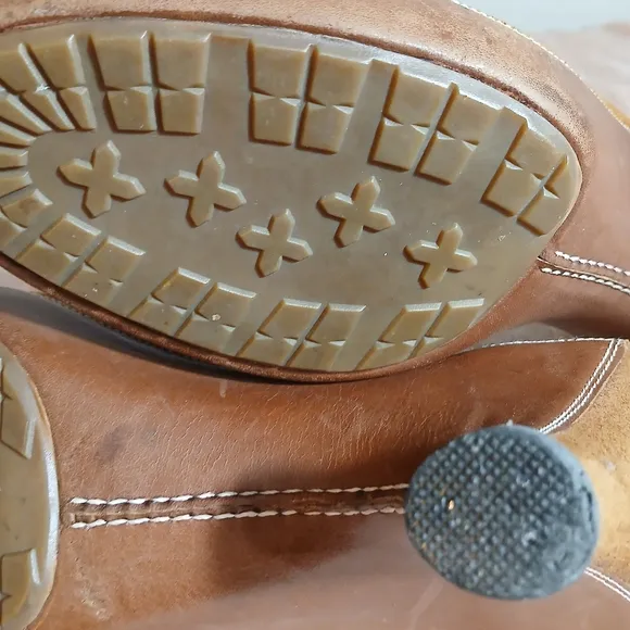 Cole Haan Tan Mules with Suede Finish and Wooden Heel Size 9.5