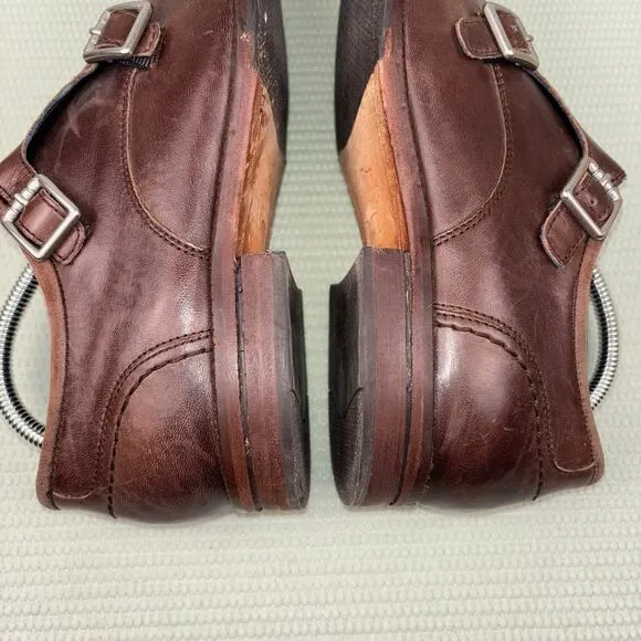 Cole Haan Warner Grand Monk Brown Oxfords C29036 Dress Shoes Men’s Size 9M