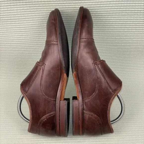 Cole Haan Warner Grand Monk Brown Oxfords C29036 Dress Shoes Men’s Size 9M