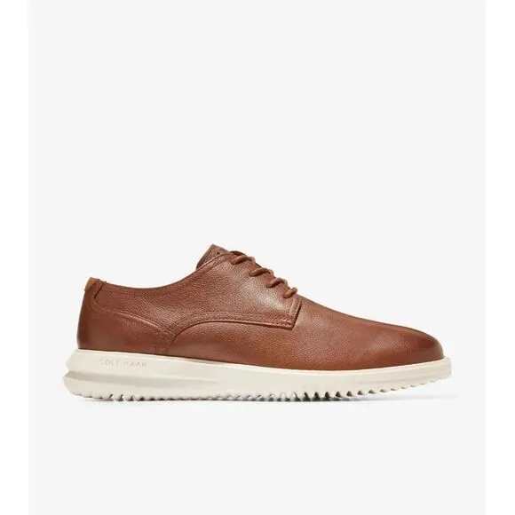 Cole Haan Grand  C36935 Men's US 7 Brown Leather Plain Toe Oxfords Shoes ZPO224