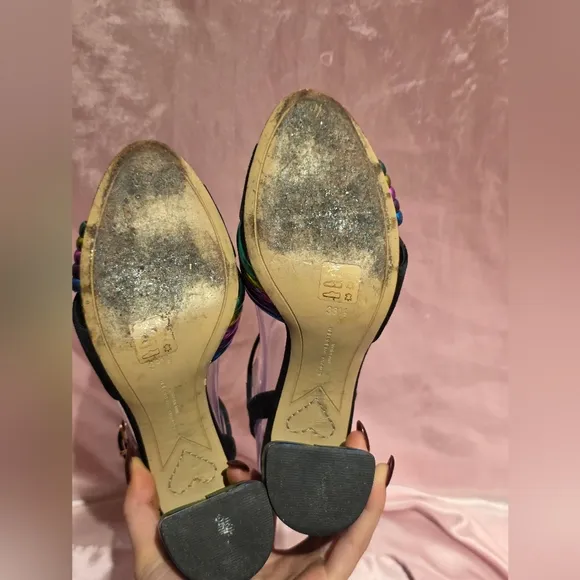 Colorful Strappy Women's Heels