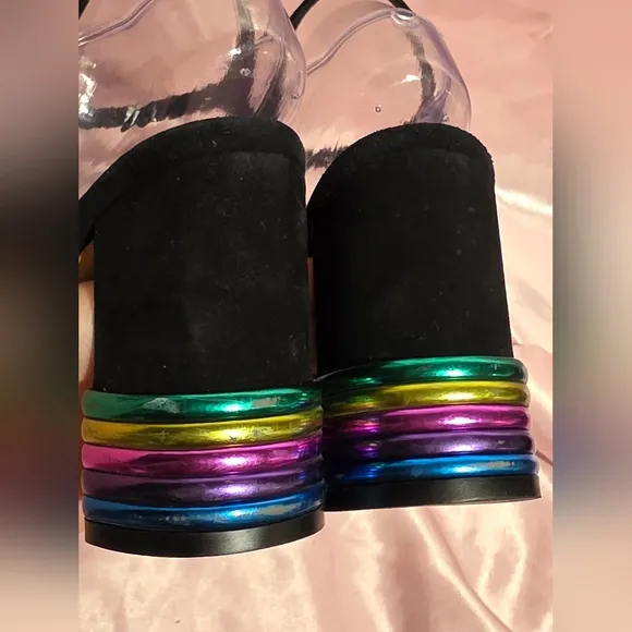 Colorful Strappy Women's Heels