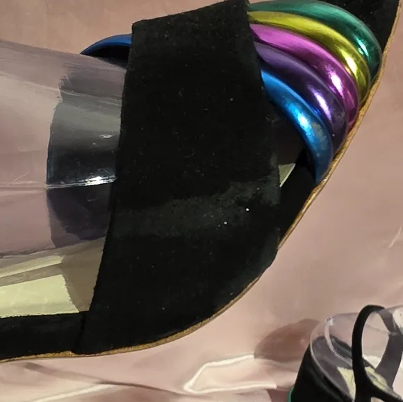 Colorful Strappy Women's Heels