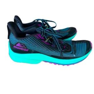 Columbia Women's Montrail Trinity Ag Trail Running Deep Water/Bright Plum Shoes