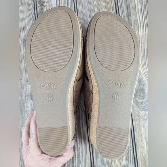 Corky's Just Precious Mules Size 11 Perfect Condition Suede Looking
