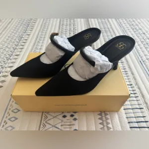 Cosy Island GraceLithe Pointed Toe Heeled Mules
