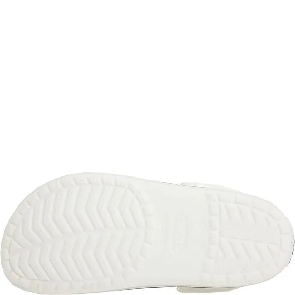 CROCS UNISEX-ADULT CROCBAND CLOG, WHITE, 8 WOMEN/6 MEN