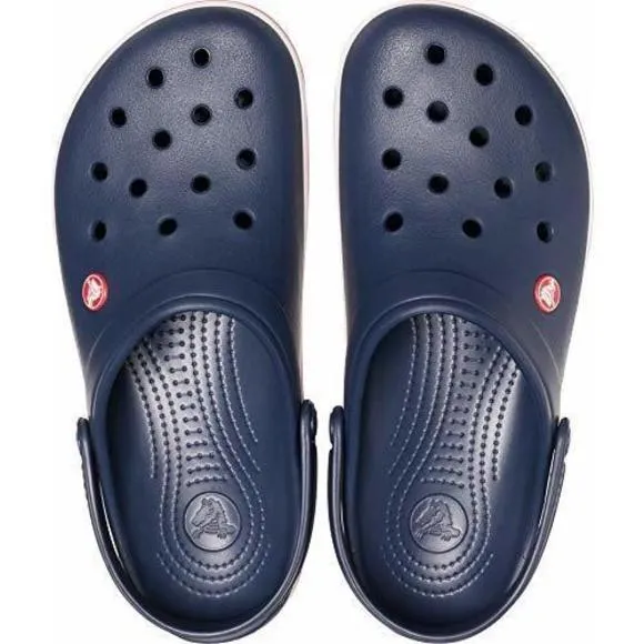 CROCS UNISEX ADULT MEN'S AND WOMEN'S CROCBAND CLOG, NAVY, 11 D(M) US