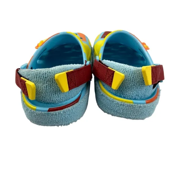 Crocs Womens 6 Zen Garden Sensory Classic Terry Cloth Clog Sun Flower Arctic