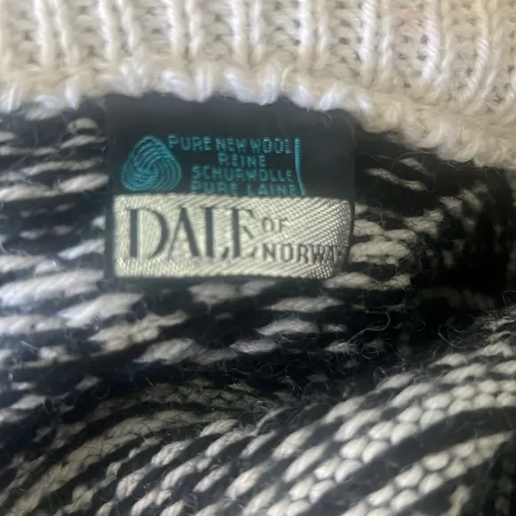 Dale Of Norway Vintage Wool Knit Sweater Nordic  Fair Aisles Cardigan Medium