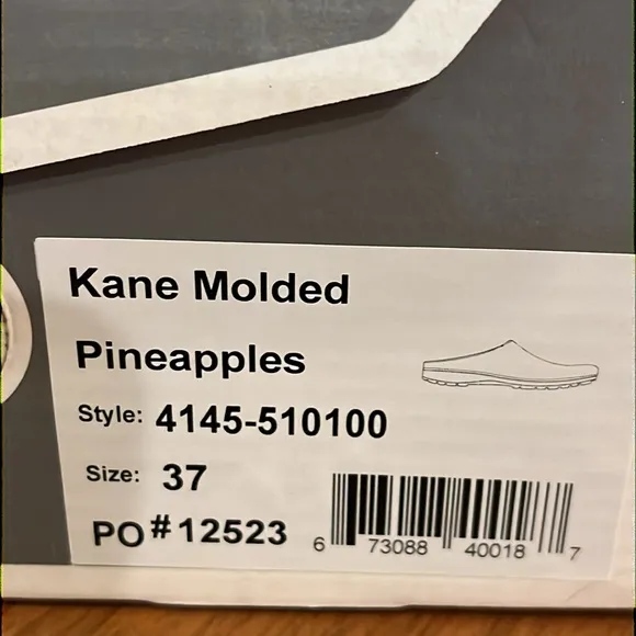 Dansko Kane Eva Pineapple Clogs Shoes Mules new Women’s Size 37 nurse garden