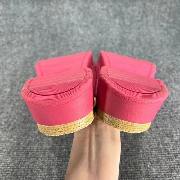 Dansko Womens Ravyn Slides Peep Toe Mules Size EU 42 US 11.5-12 Pink Nubuck EUC