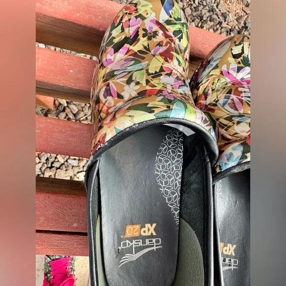 Dansko Tropical Garden Patent Clogs
