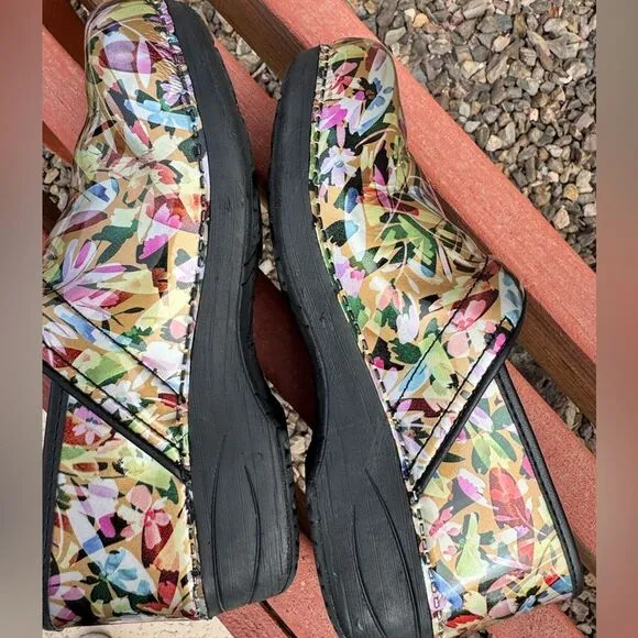 Dansko Tropical Garden Patent Clogs
