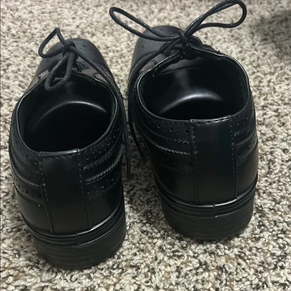 Deer Stags - Boys Black Dress Shoes