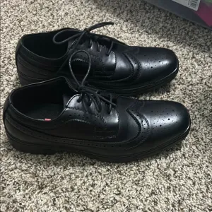 Deer Stags - Boys Black Dress Shoes