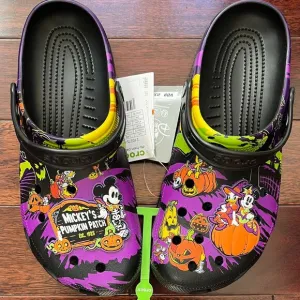Disney Parks Halloween 2024 Mickey's Pumpkin Patch Adult Clogs Crocs M10/W12 NEW