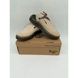 Doc Martens Carlson Slingback Mules Sand‎ Suede Women's 6/Men's 5 New in Box