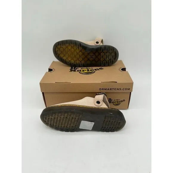 Doc Martens Carlson Slingback Mules Sand‎ Suede Women's 6/Men's 5 New in Box