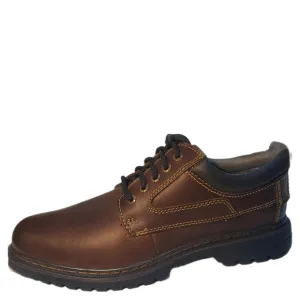 Dockers Mens Warden Oxfords Leather Red Brown 8.5 W
