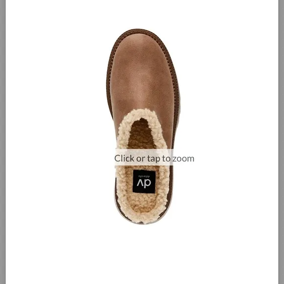 Dolce Vita Ladie Womens Faux Suede Cushioned Footbed Mules