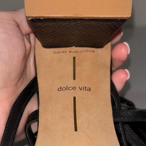 Dolce Vita Paroo Sandal Heels Black