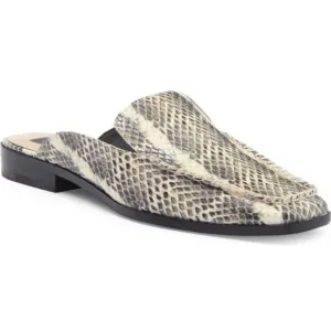 Dolce Vita Snakeskin Patterned square toe Women's Mules 10 office preppy