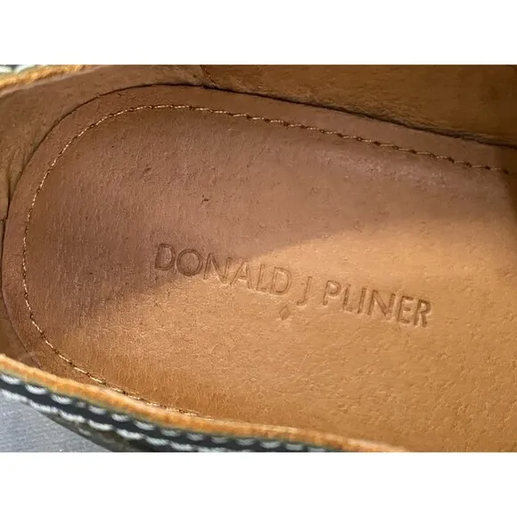 Donald J. Pliner EDD $220 Men's Wingtip Oxfords Dress Shoes Size 11 Leather
