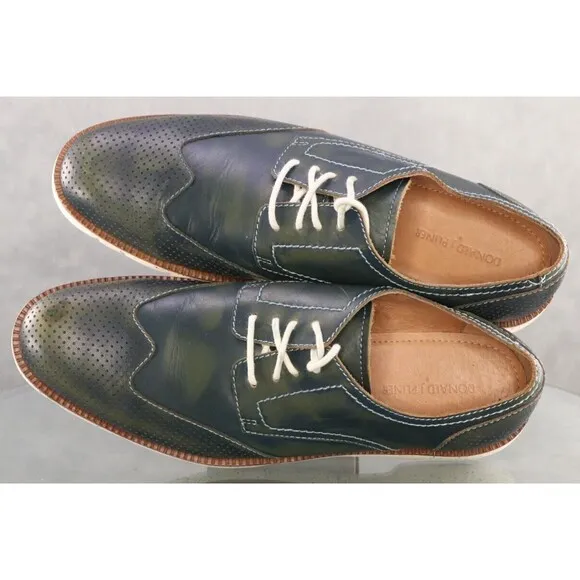 Donald J. Pliner EDD $220 Men's Wingtip Oxfords Dress Shoes Size 11 Leather