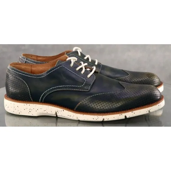 Donald J. Pliner EDD $220 Men's Wingtip Oxfords Dress Shoes Size 11 Leather