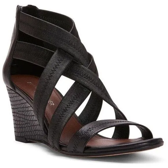 Donald Pliner Jemi Strappy Wedge Heels  Sz 9.5
