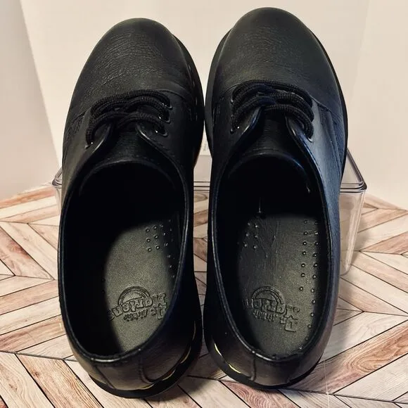 Dr. Martens 1461 Virginia Leather Oxford Shoes Women’s 5 Black 3 Eye Lace Up