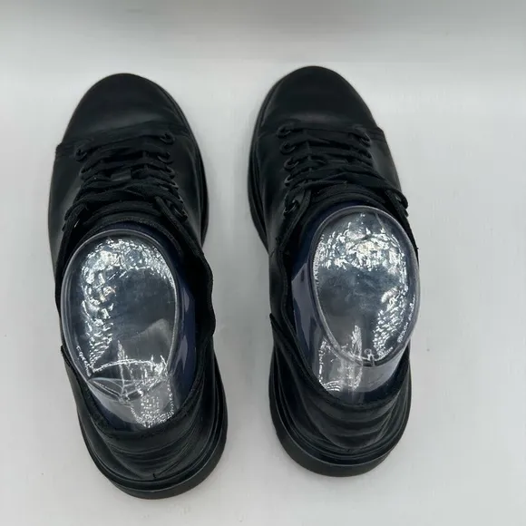 Dr. Martens Docs Dante 6 Eye Leather Shoes in Black Sneaker, Grunge Y2K 90’s