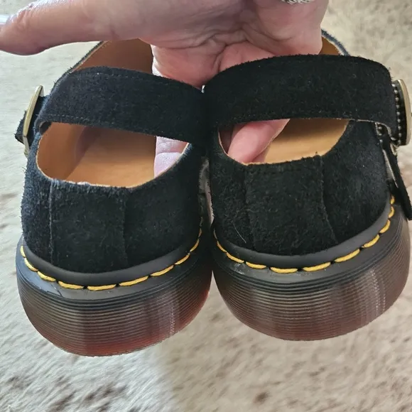 Dr. Martens Isham Desert Oasis Suede Mules Sandals in Black Men's Size 13 NEW