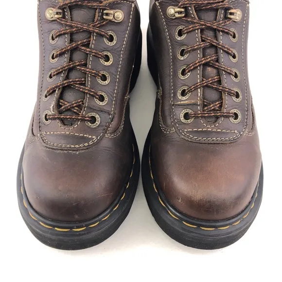 Dr. Martens Vintage MIE Brown Leather Oxfords UK 8