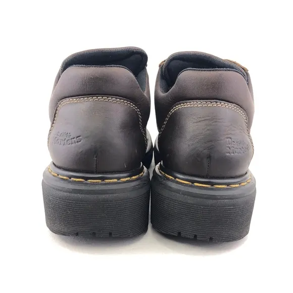 Dr. Martens Vintage MIE Brown Leather Oxfords UK 8