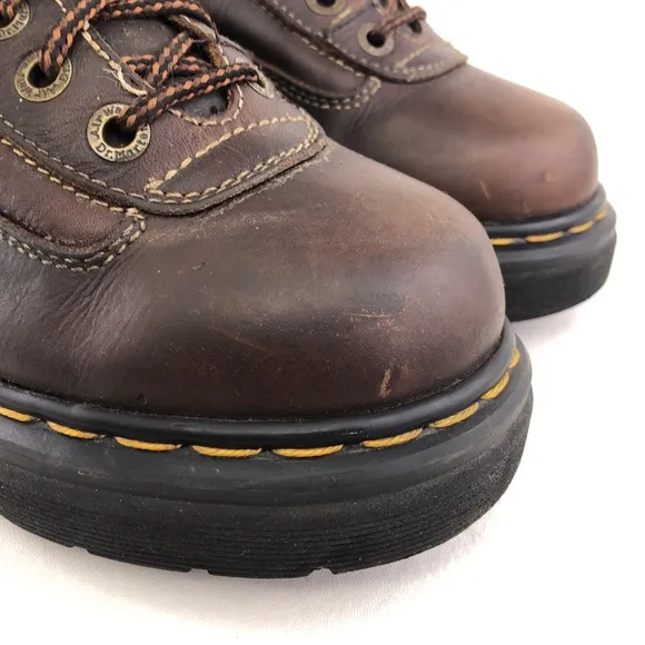 Dr. Martens Vintage MIE Brown Leather Oxfords UK 8