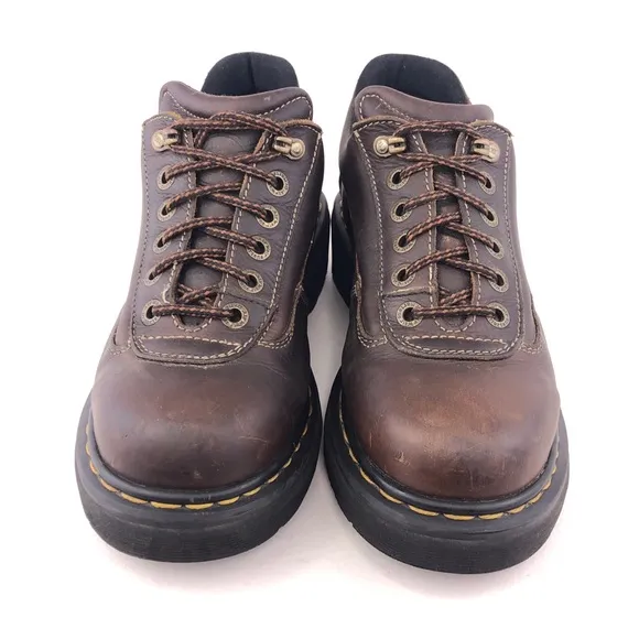 Dr. Martens Vintage MIE Brown Leather Oxfords UK 8
