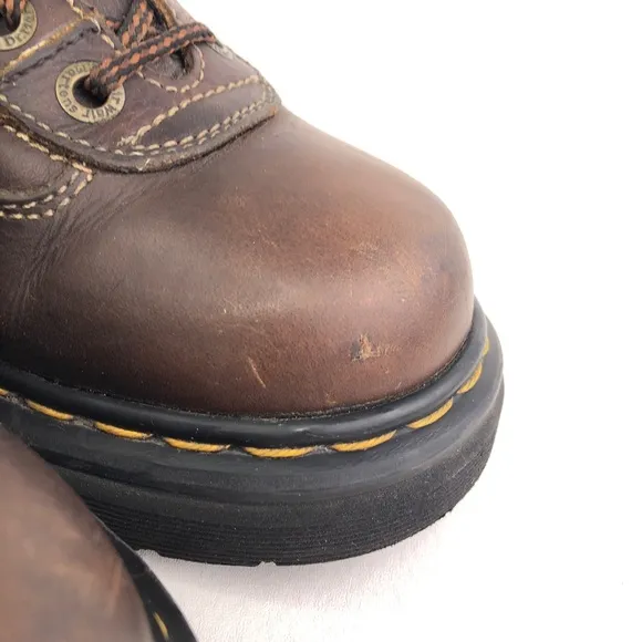 Dr. Martens Vintage MIE Brown Leather Oxfords UK 8