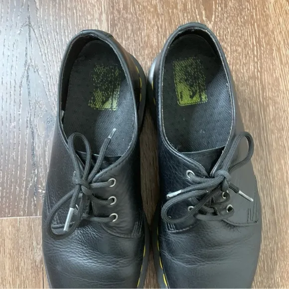 Dr. Martens womens black 1461 Virginia leather oxfords 8