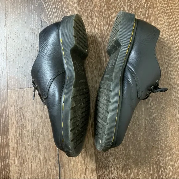 Dr. Martens womens black 1461 Virginia leather oxfords 8