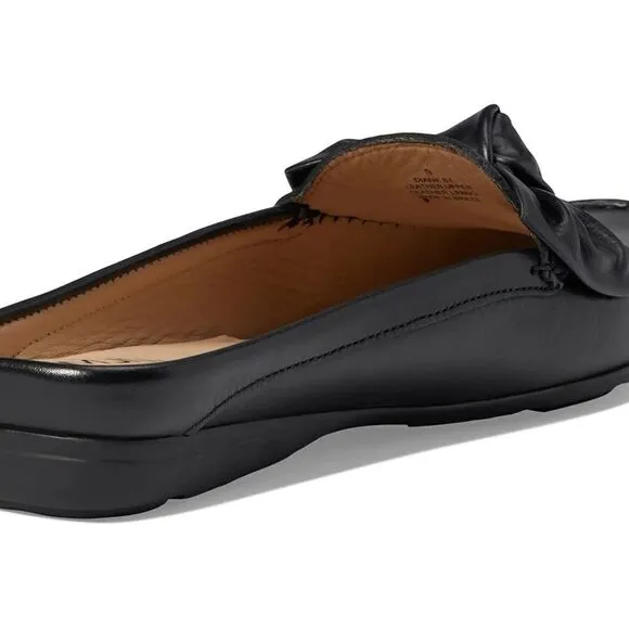 Drivers Club USA California Navy Leather Mules A20