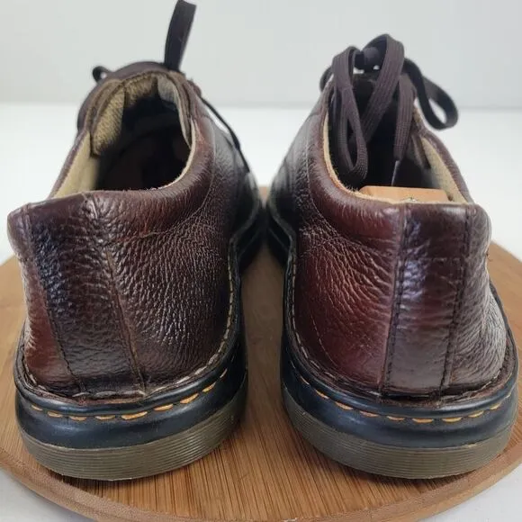 Dr Martens Ordell Leather Shoes Dark Brown Size 12 Lace Up Oxford Academia