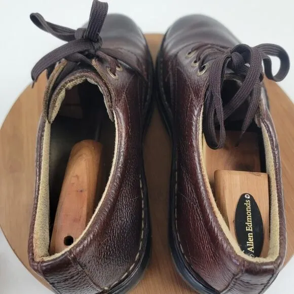 Dr Martens Ordell Leather Shoes Dark Brown Size 12 Lace Up Oxford Academia