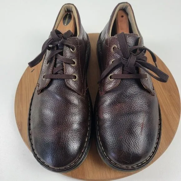 Dr Martens Ordell Leather Shoes Dark Brown Size 12 Lace Up Oxford Academia