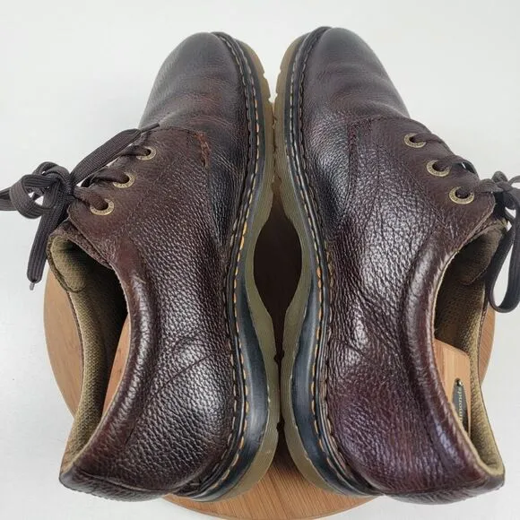 Dr Martens Ordell Leather Shoes Dark Brown Size 12 Lace Up Oxford Academia