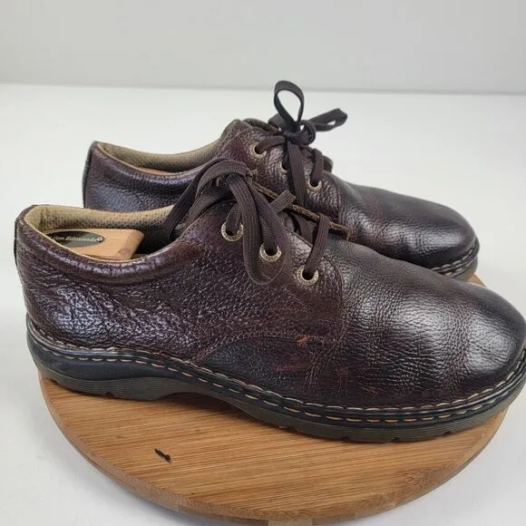 Dr Martens Ordell Leather Shoes Dark Brown Size 12 Lace Up Oxford Academia