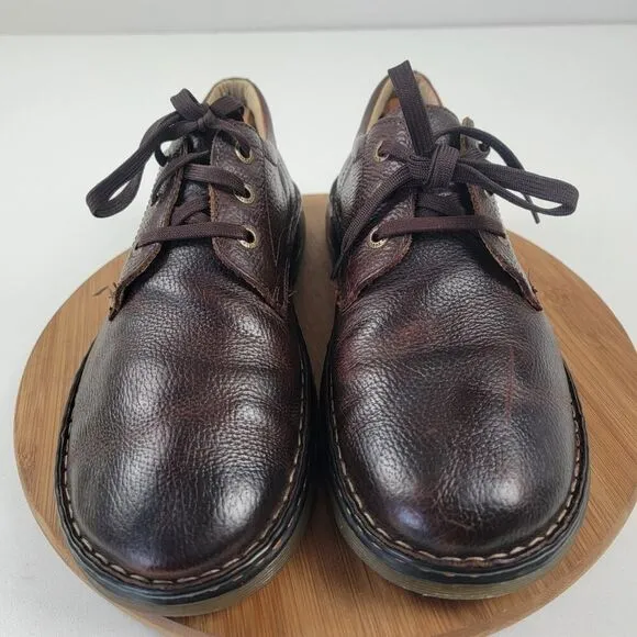 Dr Martens Ordell Leather Shoes Dark Brown Size 12 Lace Up Oxford Academia