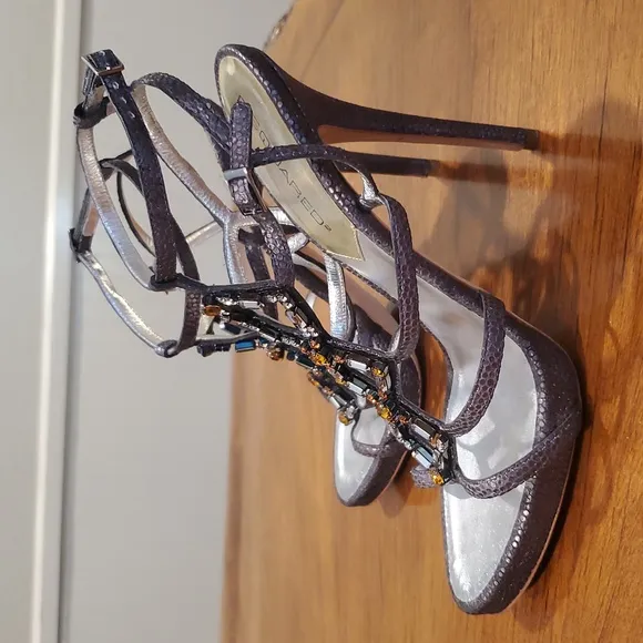 DSQUARED2 rhinestone Crystal Strappy Heels